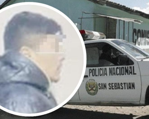 They arrest a man who attacked his girlfriend with a wooden board in Cusco