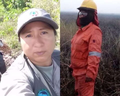 They denounce discrimination and mistreatment of female park rangers in the Otuquis National Park