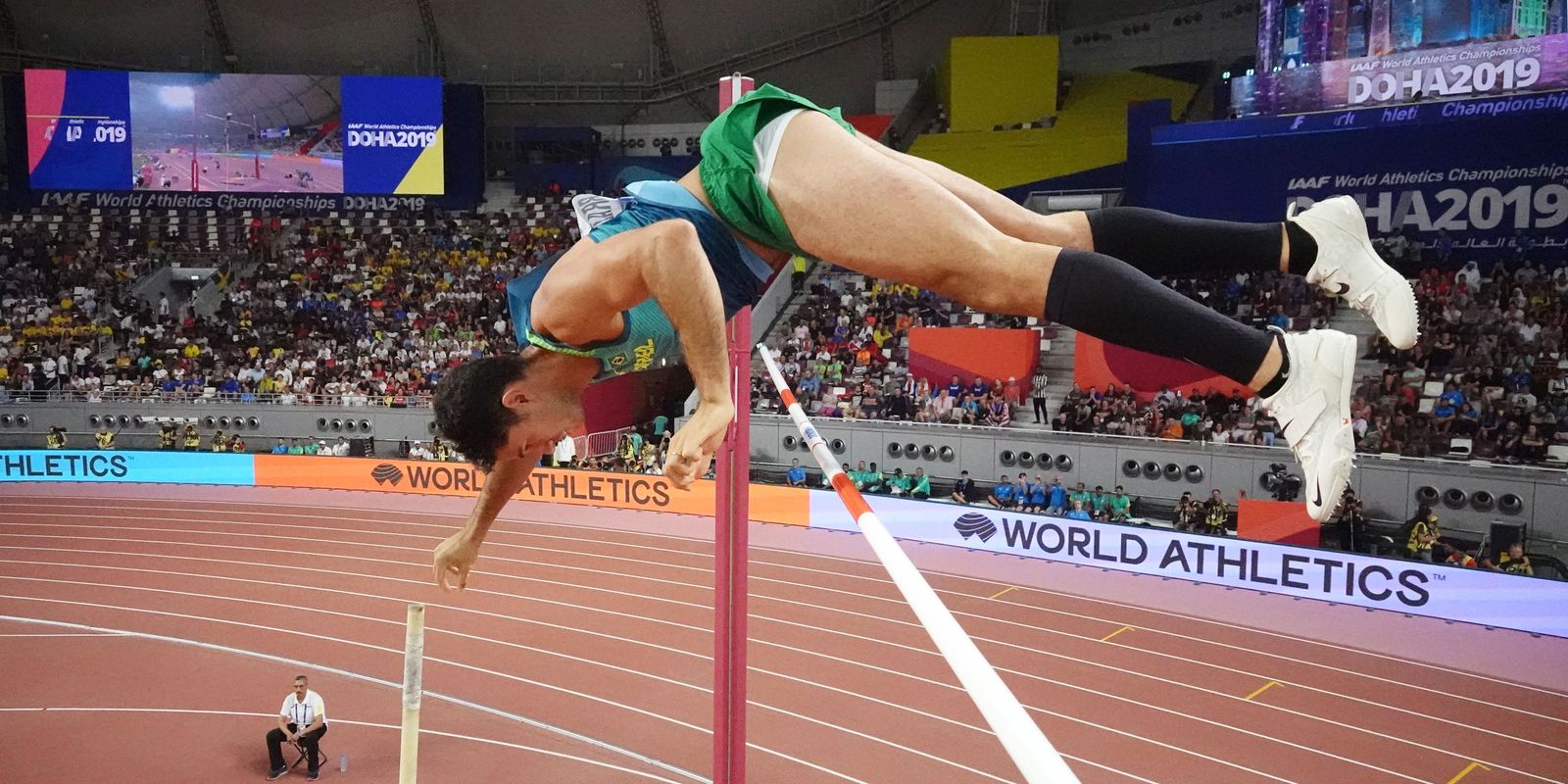 Thiago Braz wins silver in France with a jump of 5.81 meters