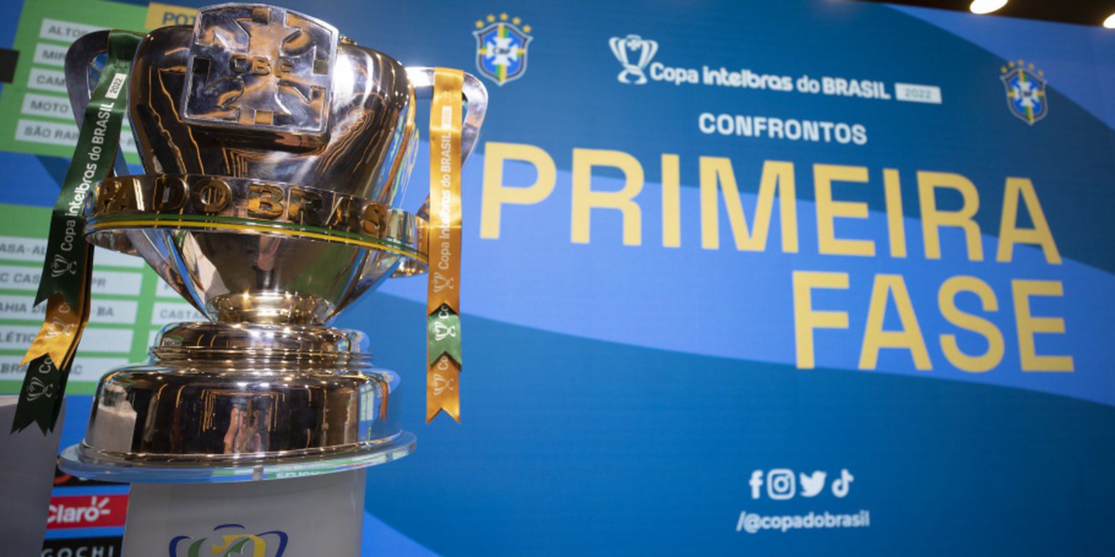 Three games open the first phase of the Copa do Brasil this Tuesday