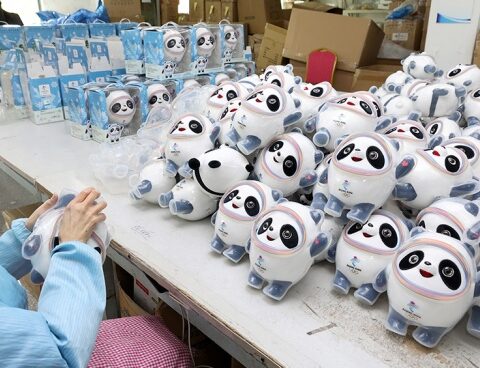 Total rage for the mascot of the Beijing 2022 Winter Olympics