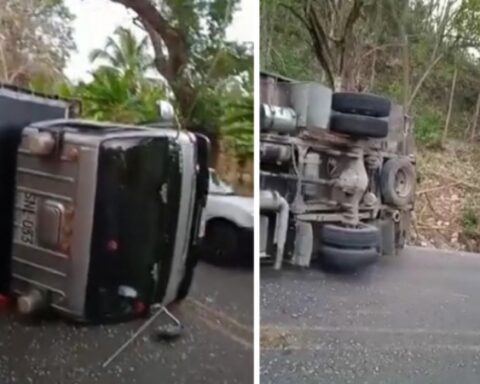 Conductor de camión se estrelló en vías del país y dice que fue porque vio un fantasma