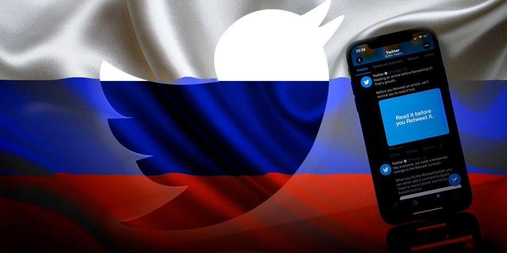 Twitter will flag messages that spread news from official Russian media