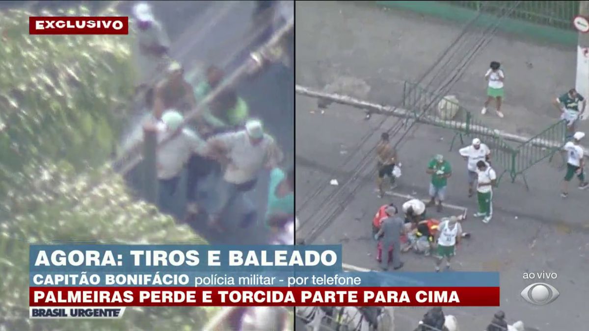 Very hard image: they record how he receives a bullet after the defeat in the World Cup