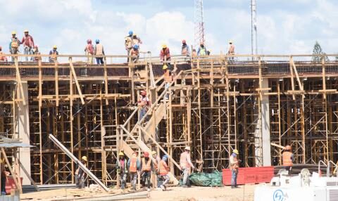 Work is being done every day on the construction of Line 2C of the Santo Domingo Metro