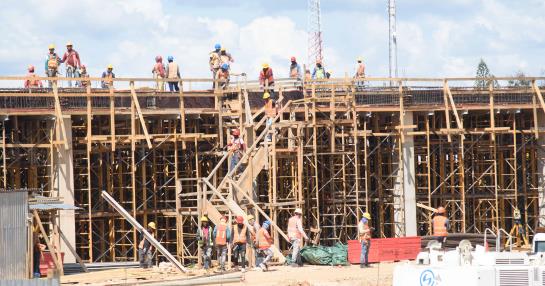 Work is being done every day on the construction of Line 2C of the Santo Domingo Metro