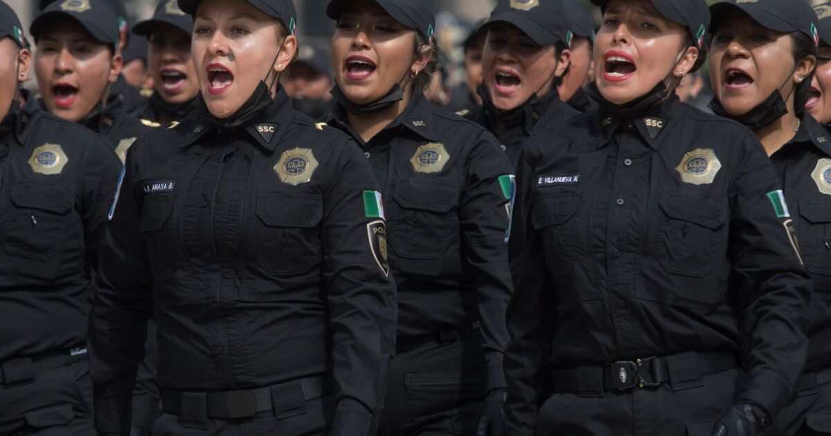 #8M: 3,000 policewomen will monitor the march in CDMX for Women's Day