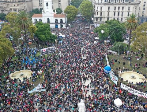 A crowd met again on the street for human rights