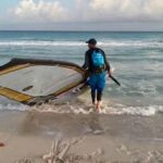 A diving instructor left Cuba on a windsurf board and arrived in Florida in precarious health