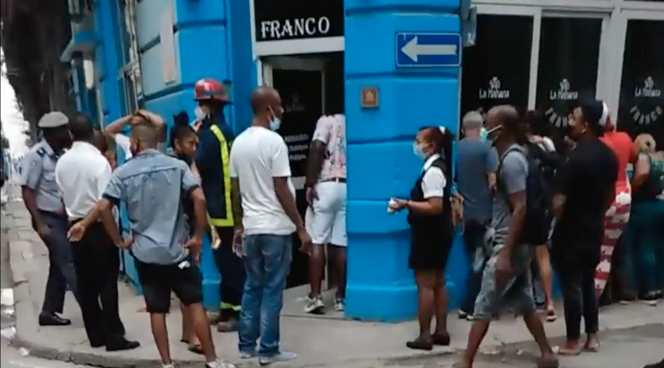 A woman dies when the roof of a soup kitchen collapses in Old Havana