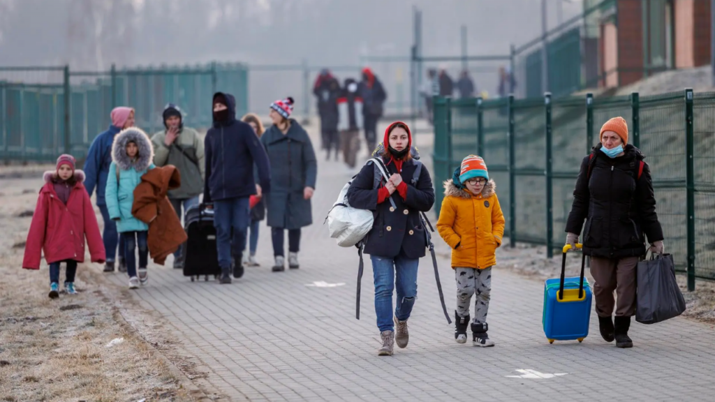 Argentina received the first family of Ukrainians fleeing the war