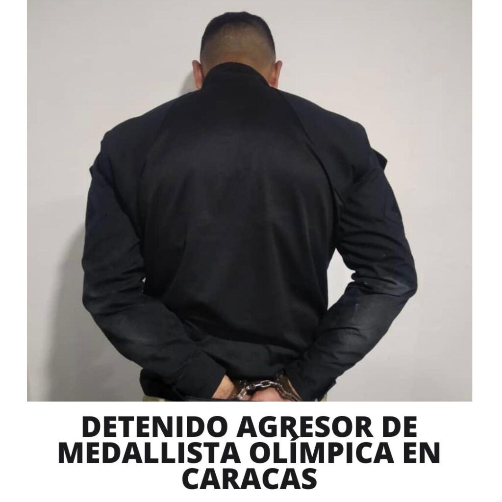 Arrested aggressor of the Olympic medalist Stefany Hernández