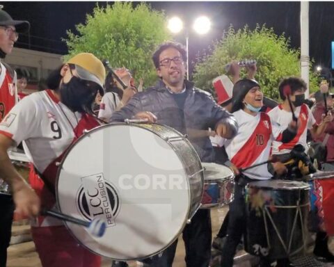 Banner in Huancayo: this is how the Incontrastable City celebrated Peru's victory over Paraguay (VIDEO)