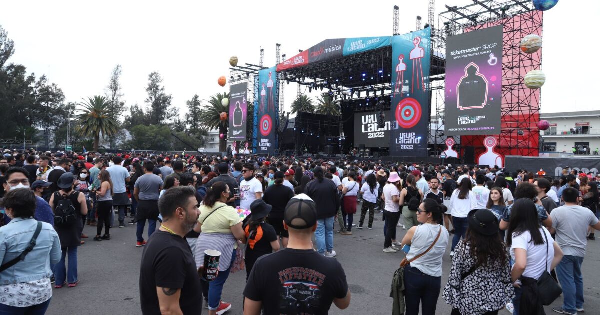 CDMX: Police arrest a young man for alleged theft of cell phones at Vive Latino