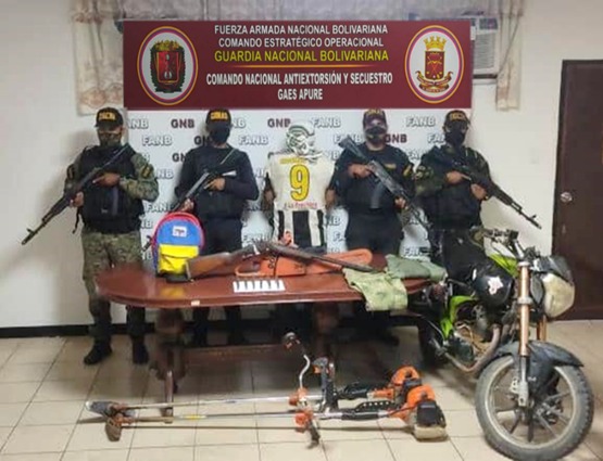 Captured in Apure operator of dissident groups of the extinct Farc