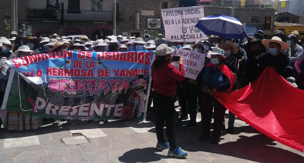 Cayllominos suspend indefinite strike against addendum 13 of Majes