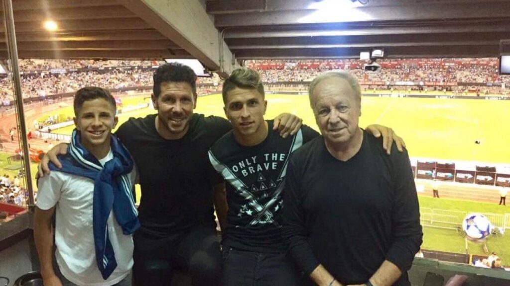 Cholo Simeone said goodbye to his father, in Buenos Aires