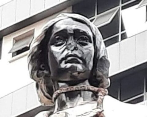 Choquehuanca defends the defendant for damaging the statue of Columbus: "If someone touches it, we are going to get up"