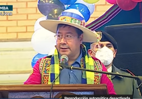 Choquehuanca says that the division arises from the networks and Arce asks to do everything to maintain unity