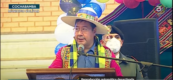 Choquehuanca says that the division arises from the networks and Arce asks to do everything to maintain unity