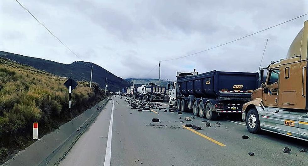 Closure of Carretera Central announced from 00:00 hours today in protest against mining company