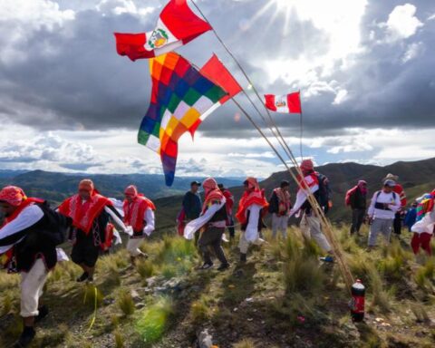 Communards of Sacsayhuamán carry out traditional boundaries or land delimitation (PHOTOS)