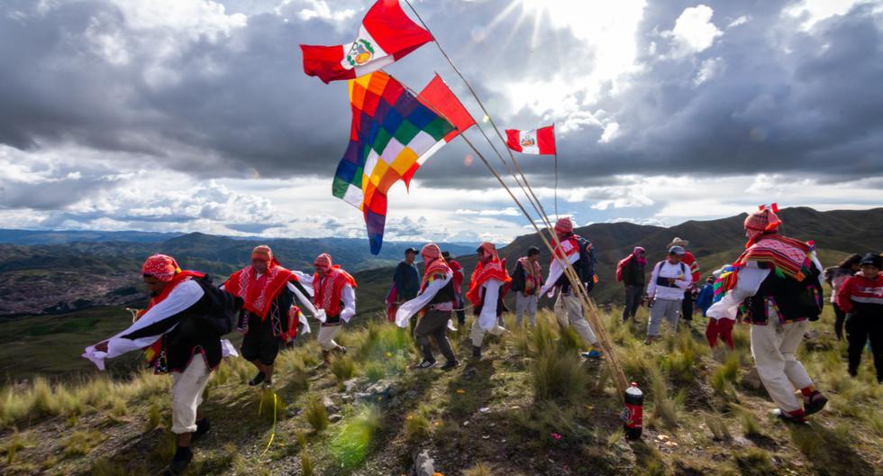 Communards of Sacsayhuamán carry out traditional boundaries or land delimitation (PHOTOS)