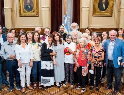 Cristina Kirchner received human rights organizations on March 24