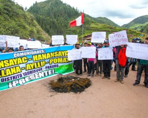 Cusco: Coporaque and Pomate unblock access and exit routes from Las Bambas (PHOTOS)