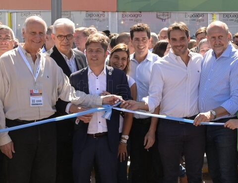 Domínguez, De Pedro and Kicillof participated in the opening ceremony of ExpoAgro 2022