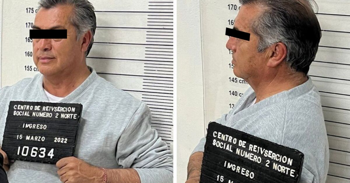 "El Bronco" is prisoner 10634 after entering the Apodaca prison