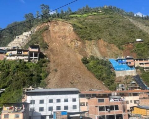 “Escape, save yourself”!: the desperate cry of neighbors when the landslide occurs in Pataz (VIDEO)