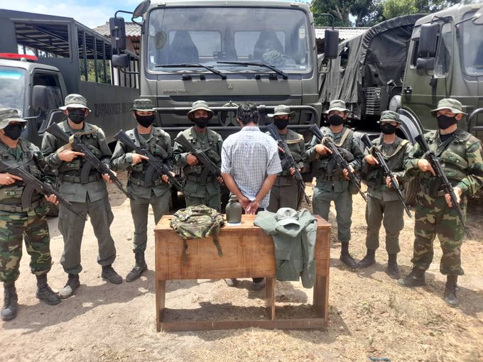 FANB captures another Colombian terrorist with military uniforms and false identification