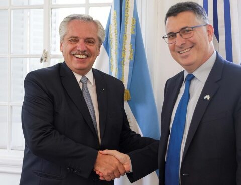 Fernández received the vice-premier of Israel and highlighted Argentina's condemnation of terrorism