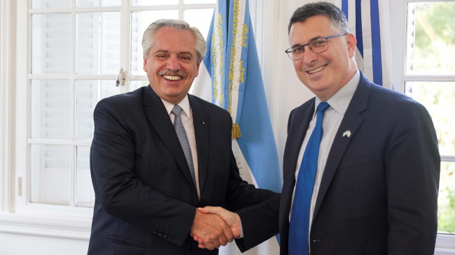 Fernández received the vice-premier of Israel and highlighted Argentina's condemnation of terrorism