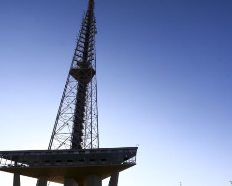 Festivities celebrate the 55th anniversary of the Brasilia TV Tower