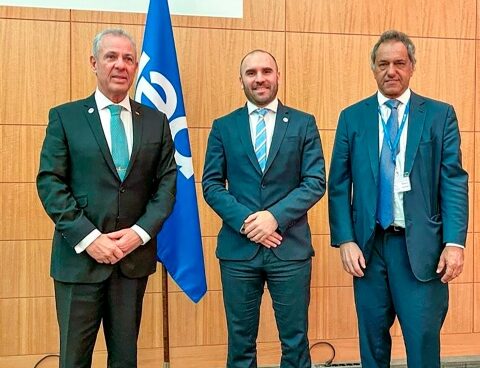 Guzmán met with his French counterpart Bruno Le Maire and the Chilean Minister of Energy