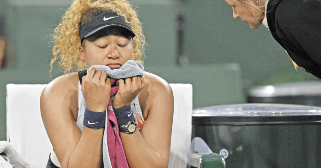 In Indian Wells, Naomi Osaka experiences another severe mental setback