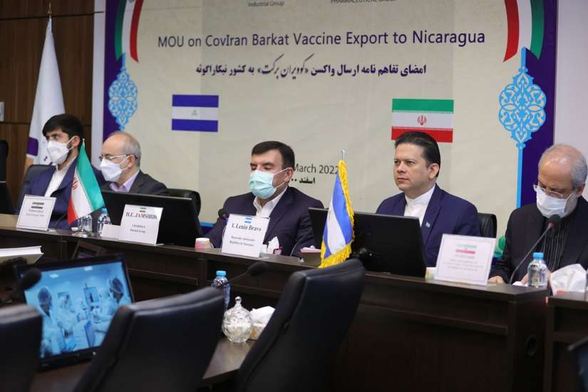 Iran donates to Nicaragua vaccines against covid-19 not endorsed by the WHO