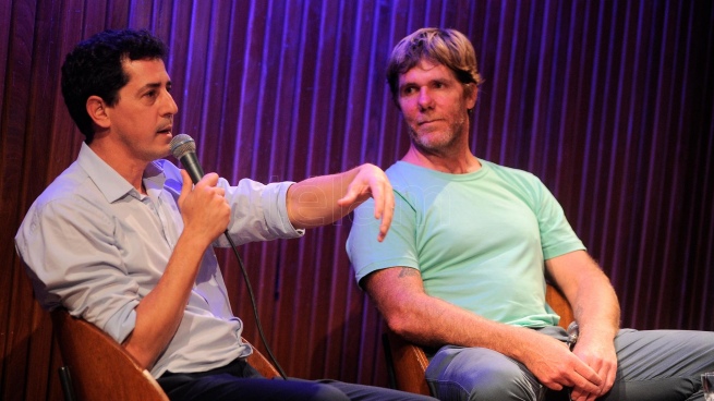 Jorge Areta presented his poetry at the National Library