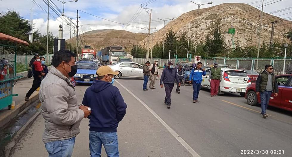 La Oroya joins the strike and announces a blockade at a strategic transit point for 5 regions (VIDEO)