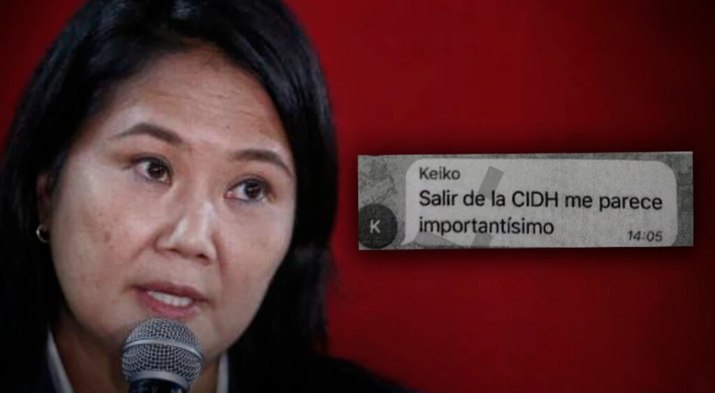 "Leaving the IACHR seems very important to me": the order that Keiko gave to the FP bench in 2018