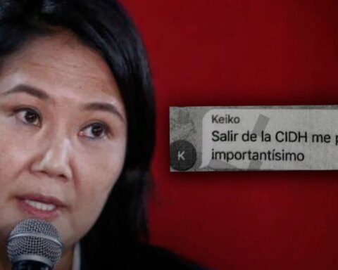 "Leaving the IACHR seems very important to me": the order that Keiko gave to the FP bench in 2018