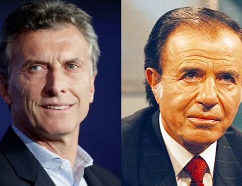 Macri vindicated Menem and from Together for Change they came out to question him