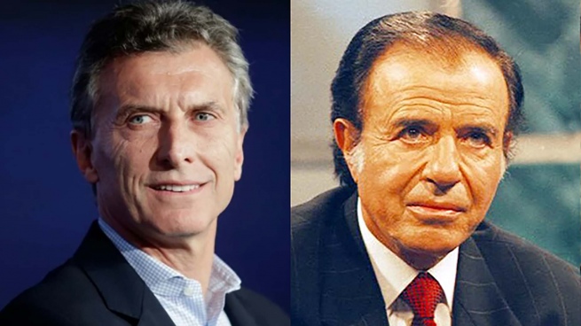 Macri vindicated Menem and from Together for Change they came out to question him