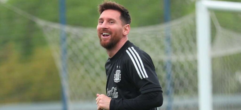 Messi arrived in Argentina and is getting ready for the match against Venezuela