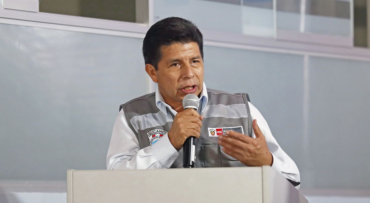 Pedro Castillo: "Peruvians want to live in a democracy where the rule of law is respected"