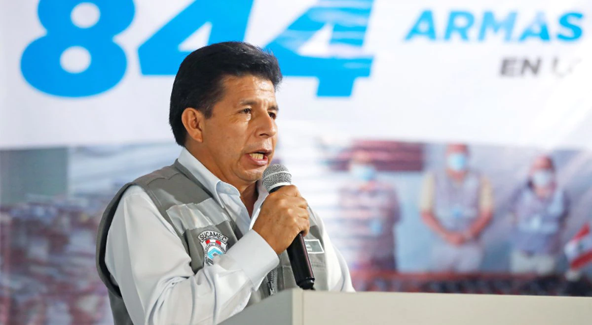 Pedro Castillo: president will visit Piura to announce water and sewage project