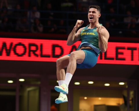 Pole Vault: Thiago Braz wins unprecedented silver at the indoor Worlds