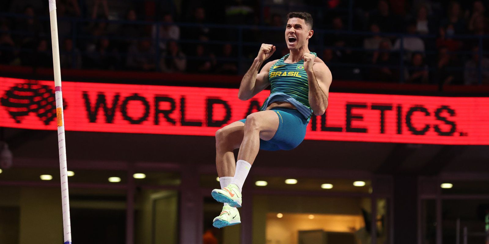 Pole Vault: Thiago Braz wins unprecedented silver at the indoor Worlds